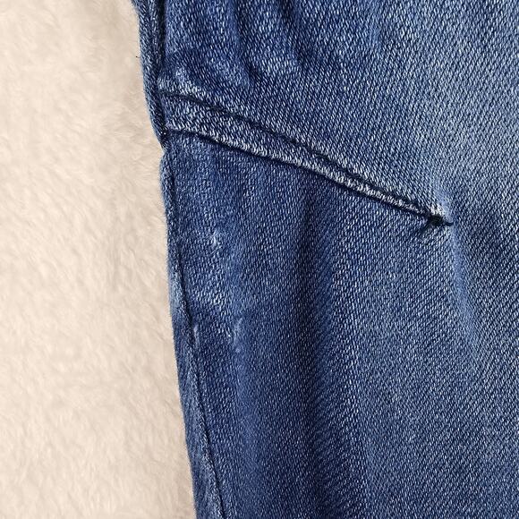 Zara Cargo Joggers MED Jeans Womens Baggy Elastic Waist Pull On 25.5 inch Inseam - Picture 12 of 16